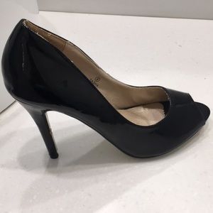 Black Patent Leather High Heels